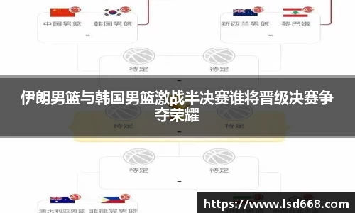 伊朗男篮与韩国男篮激战半决赛谁将晋级决赛争夺荣耀